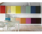 Colored Kitchen Cabinets Trend Building up Kitchen Atmosphere