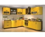 Yellow Kitchen Cabinets for Cheerful Modern Design