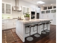 White Kitchen Cabinets with Granite Countertops for a Naturally Awesome Look