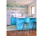 Turquoise Kitchen Cabinets and How to Make Perfect Interior