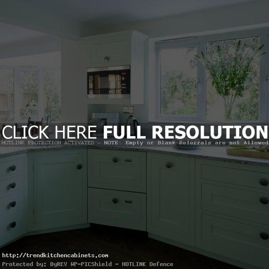 Turquoise Shaker Kitchen Cabinet