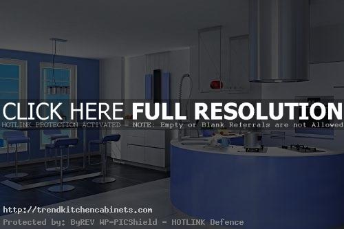 Blue Kitchen Designs Blue Kitchen Can Make You Slim