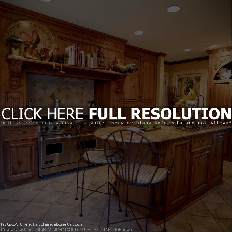 Decorating Hickory Kitchen Cabinets
