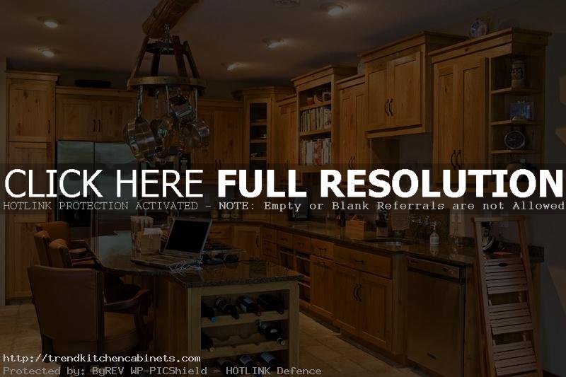 Rustic-Pine-Kitchen-Cabinets – Rustic Kitchen Cabinets: Another ...