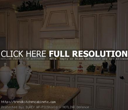 White Distressed Kitchen Cabinets Distressed Kitchen Cabinets in an Old Look