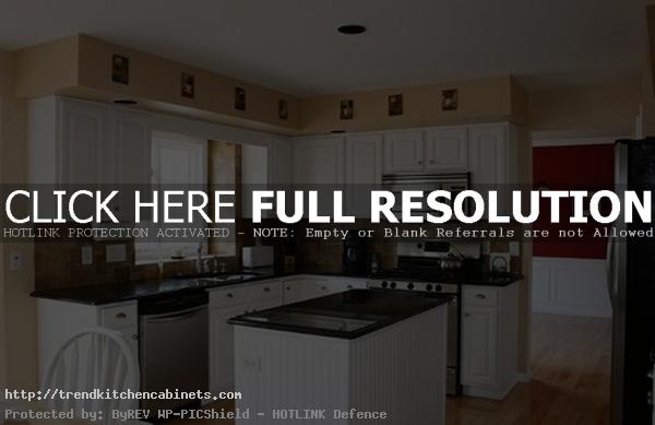 White Kitchen Cabinets With Black Countertops