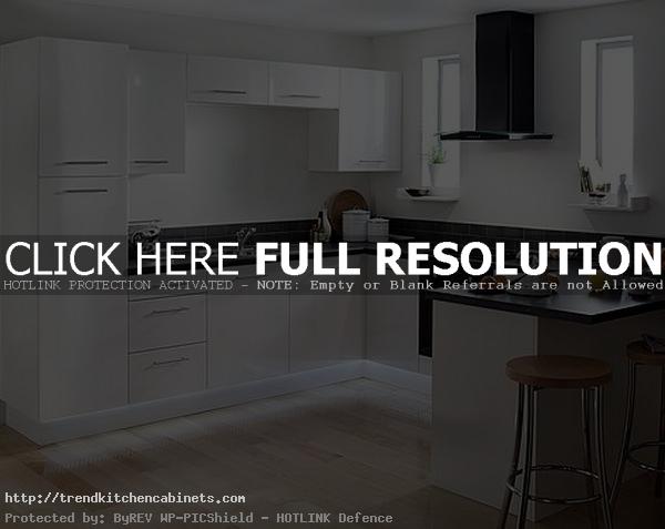 White Kitchen Cabinets With Black Granite
