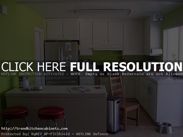 Green Theme Kitchen Color Ideas With White Cabinets