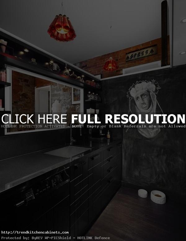 Minimalist Black Kitchen Cabinets Ideas with Chalk Paint Minimalist Kitchen Cabinets Painted With Chalk