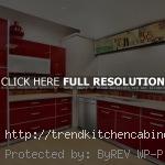 Red Kitchen Cabinets Paint Colors Ideas 150x150 Red and White Kitchen Cabinets for Modern Interior Design