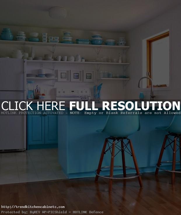 Turquoise Kitchen Base Cabinets With White Kitchen Paint Colors And Turquoise Kitchen Decorating Ideas Turquoise Kitchen Cabinets and How to Make Perfect Interior