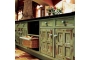 Distressed Kitchen Cabinets in an Old Look