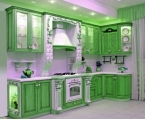 Green Kitchen Cabinets: Painting Your Own Cabinets