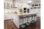 White Kitchen Cabinets with Granite Countertops for a Naturally Awesome Look