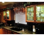 Decorative Glass Kitchen Cabinets to Add Exclusive Touch