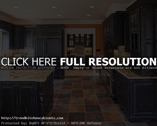Black Distressed Kitchen Cabinets You, Black Distressed Cabinets Pictures